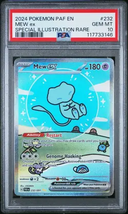 (AUS) Pokemon TCG 2024 Paldean Fates Mew Ex 232/091 PSA 10 - Image 3