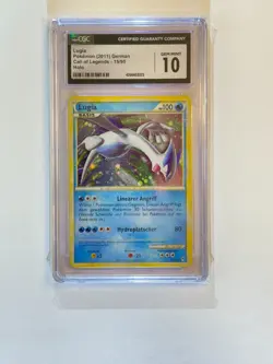 2011 Pokemon Lugia HOLO Call of Legends 15/95 GRADED CGC 10 GM MNT (GERMAN) - Image 1