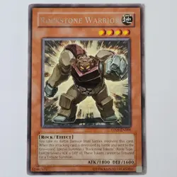 Rockstone Warrior - DP09-EN006 - LP - Rare - Unlimited - Yugioh - Image 1