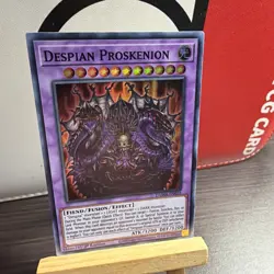 Yugioh! Despian Proskenion - DAMA-EN035 - Super Rare - 1st Ed Near Mint +BONUS - Image 1
