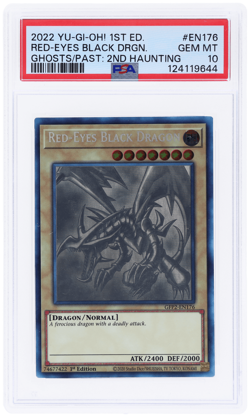 2022 Yu-Gi-Oh Ghosts From the Past 2nd Haunting Red-Eyes Black Dragon PSA 10 - Image 1