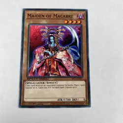 Yugioh Maiden Of Macabre SBC1-ENI07 Common 1st Edition Streets of Battle City - Image 1