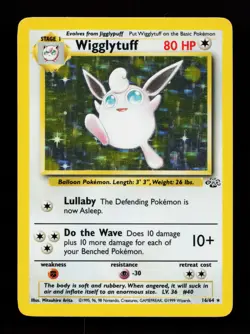 Wigglytuff 16/64 Holo Rare Jungle Pokemon Card - Image 1
