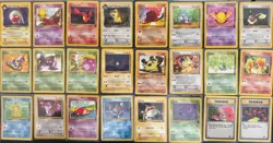 Pokemon Team Rocket Unlimited Non Holo Vintage Lot (24 Cards) LP - Image 1