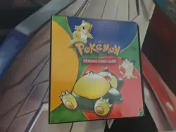 Vintage 1999 Pokemon Trading Card Wizards of the Coast Ultra Pro 3-Ring Binder - Image 1