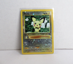Pokemon Pichu TCG Reverse Holo Card 35 WOTC Promo NM Black Star Promo - Image 1