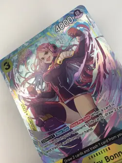 One Piece Card Game Jewelry Bonney OP08-105 SR English Alt Art Two Legends NM - Image 2