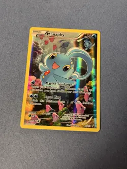 Manaphy XY113 Promo Pokemon Card TCG Full Art 2016 NM Condition - Image 1