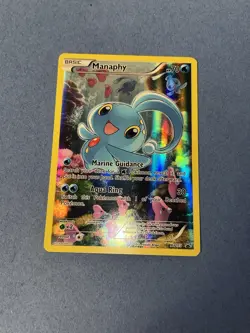 Manaphy XY113 Promo Pokemon Card TCG Full Art 2016 NM Condition - Image 2