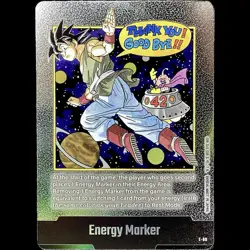 Goku Energy Marker E-90 Silver Manga Booster 02 Dragon Ball Card English Goku - Image 1