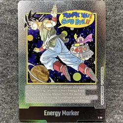 Goku Energy Marker E-90 Silver Manga Booster 02 Dragon Ball Card English Goku - Image 3