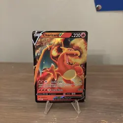 Pokemon TCG Charizard V Crown Zenith Holo Ultra Rare Card 018/159 - Image 1