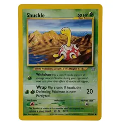 Shuckle 72/111 Neo Genesis - Common Pokemon Card - NM/Mint - Image 1