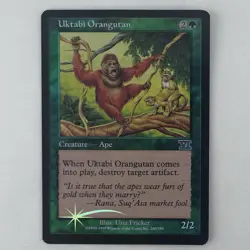 MTG Foil Uktabi Orangutan Sixth Edition Arena Promo Magic The Gathering TCG Card - Image 2