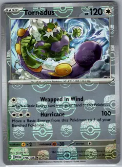 Tornadus (Master Ball) 078/086 SV: White Flare - Pokemon Card - NM - Image 1