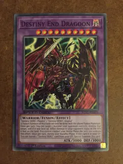 Destiny End Dragoon SGX1-ENB20 Yugioh Trading Card Speed Duel Academy - Image 1