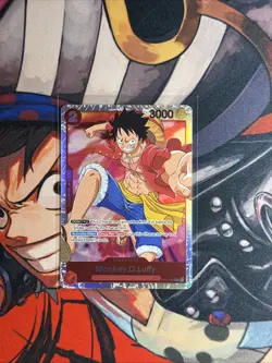 Monkey D. Luffy OP01-024 SR The Best PRB01 One Piece Card English Pack Fresh - Image 1