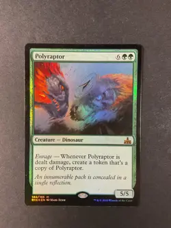 Polyraptor - Foil - Rivals of Ixalan - Magic the Gathering - MTG - Image 1