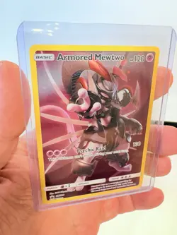 Armored Mewtwo SM228 Pokemon Promo Card Near Mint NM Condition - Image 2