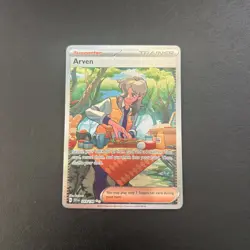 Arven 249/198 Scarlet & Violet Base Set Pokemon Card SIR Holo Near Mint NM - Image 1