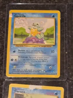 Pokemon Card LOT ?? 1st Gen. Squirtle, Raichu, Horsea, Cyndaquil - Image 2