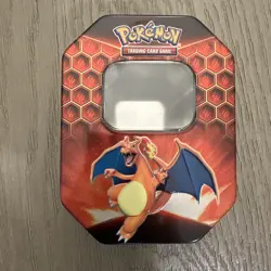 Pokemon Hidden Fates Charizard Tin Box - Empty Tin for card storage - No Packs - Image 1