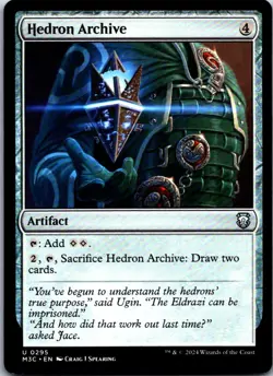 Hedron Archive U Commander: Modern Horizons 3 295 NM NM-LP - Image 1