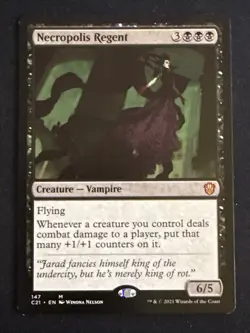 1x Necropolis Regent (147) Commander 2021 LP MTG Magic the Gathering x1 MKE - Image 1