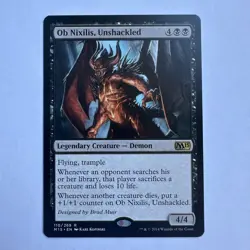 Ob Nixilis, Unshackled 110 NM Normal R Magic 2015 (M15) MTG - Image 1