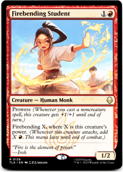Firebending Student [Avatar: The Last Airbender] MTG Magic - NM/M ?? - Image 3