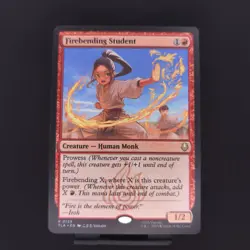 1x Firebending Student MTG Avatar: The Last Airbender NM Magic Regular - Image 1