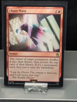 Chaos Wrap X1 LP Commander: Doctor Who Magic the Gathering - Image 1