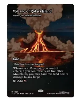 MTG ~ Volcano of Roku's Island, Valakut, the Molten Pinnacle ~ Avatar ~ NM - Image 1