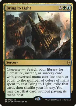 1x Bring to Light NM Eng MTG - Battle for Zendikar - Image 1