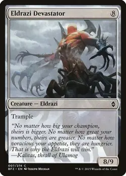 1x Eldrazi Devastator NM Eng MTG - Battle for Zendikar - Image 1