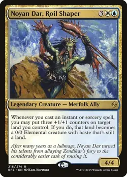 1x Noyan Dar, Roil Shaper NM Eng MTG - Battle for Zendikar - Image 1