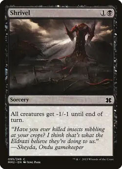 1x Shrivel NM Eng MTG - Modern Masters 2015 - Image 1