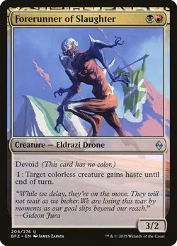 1x Forerunner of Slaughter NM Eng MTG - Battle for Zendikar - Image 1