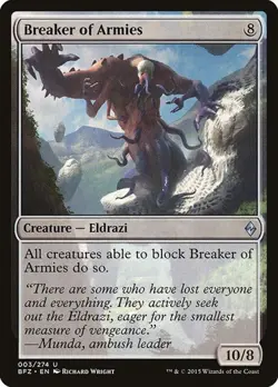 1x Breaker of Armies NM Eng MTG - Battle for Zendikar - Image 1