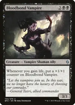 1x Bloodbond Vampire NM Eng MTG - Battle for Zendikar - Image 1