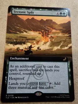 Tectonic Split - Extended Art - Regular #208 Avatar: The Last Airbender - Mtg - Image 1