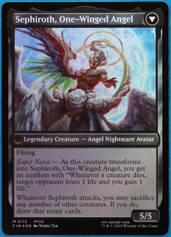 Sephiroth, Fabled SOLDIER / Sephiroth, One-Winged Angel FOIL Final Fantasy (XXXX - Image 2