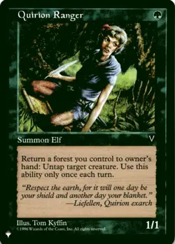 MTG Quirion Ranger Normal NM The List Reprints Magic - Image 1