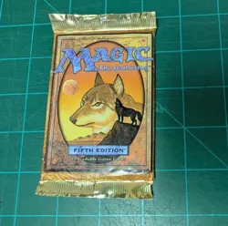 Magic The Gathering Fifth Edition Booster Factory-Sealed MTG WOTC 1997 NEW TCG - Image 1
