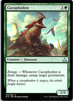 Cacophodon Magic The Gathering Rivals Of Ixalan Light Play - Image 1