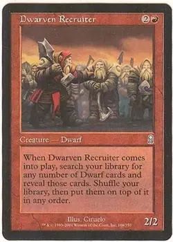 DWARVEN RECRUITER 1x MTG Odyssey NM Magic The Gathering - Image 1