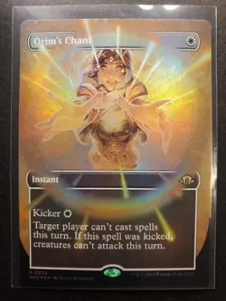 Orim's Chant (Borderless) Modern Horizons 3 Foil - Image 1