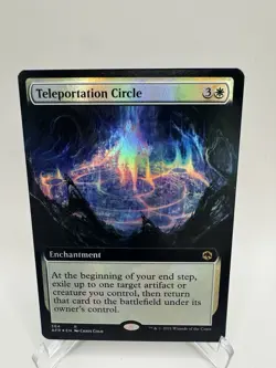 MTG Teleportation Circle Foil AFR 364 English Magic The Gathering Borderless - Image 1