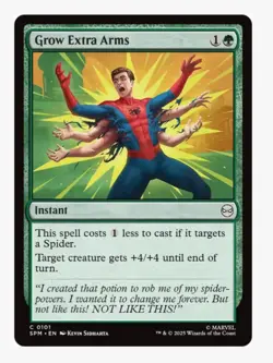Grow Extra Arms (Spider-Man Six Arms Saga) | MTG Marvel Crossover | EDH | NEW NM - Image 1