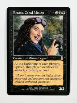 1x MTG Braids, Cabal Minion - Odyssey - LP #117 - Image 1